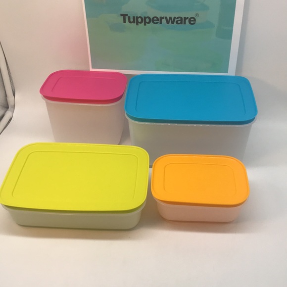 Tupperware Freeze it Containers Set of 4 - Picture 2 of 14